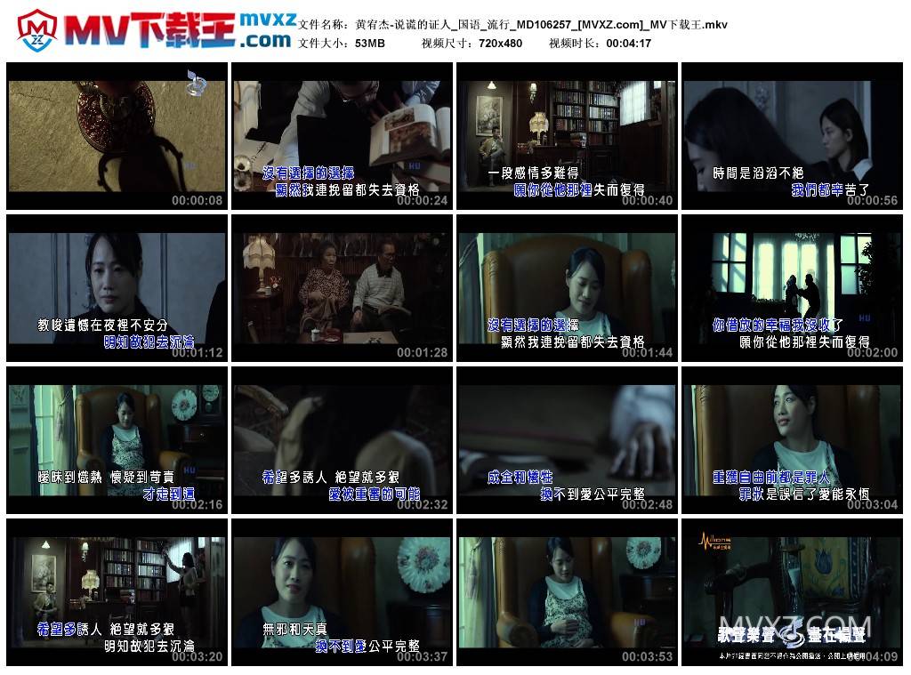 黄宥杰-说谎的证人_国语_流行_MD106257